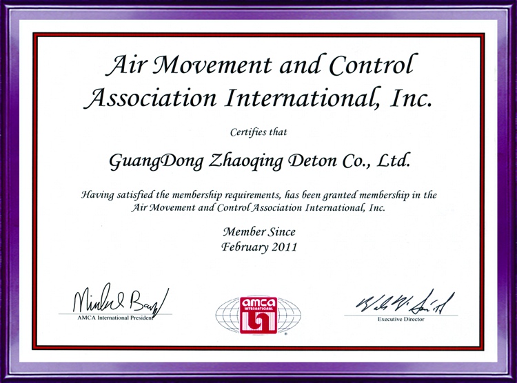 AMCA��Ա֤��